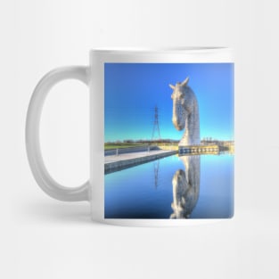 the Kelpies , Helix Park , the Kelpies are the largest equine sculptures in the world Mug